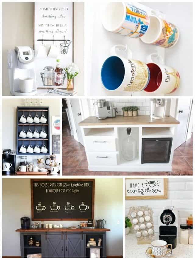 DIY COFFEE BAR IDEAS FOR YOUR HOME