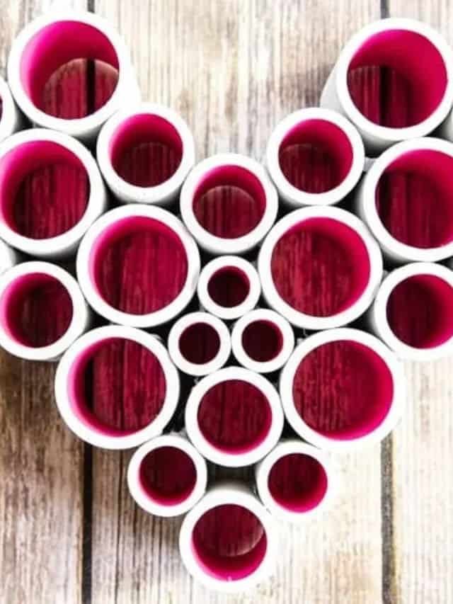 VALENTINE'S DAY PVC PIPE ART The Handyman's Daughter