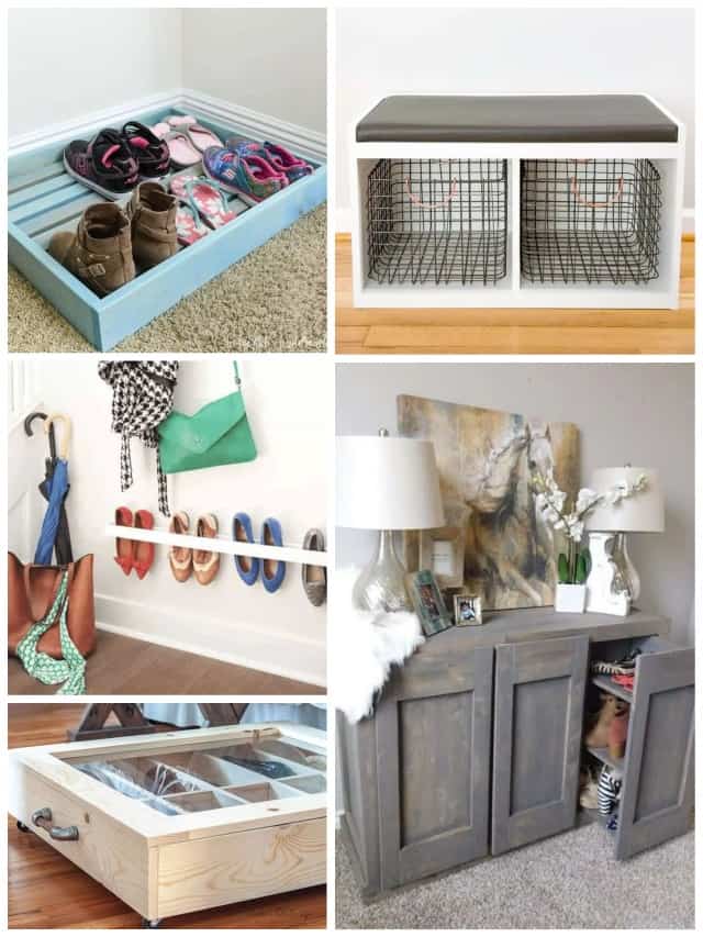 CLEVER DIY SHOE STORAGE IDEAS The Handyman's Daughter