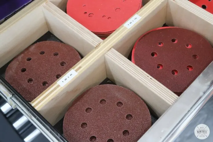 Sandpaper Storage — Rings Workshop