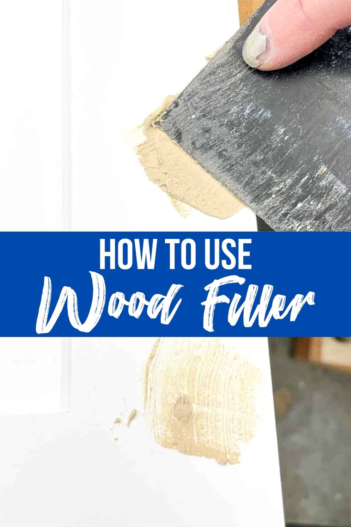 how to use wood filler