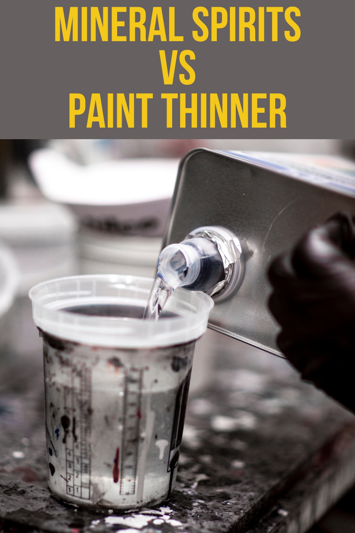 mineral spirits vs paint thinner