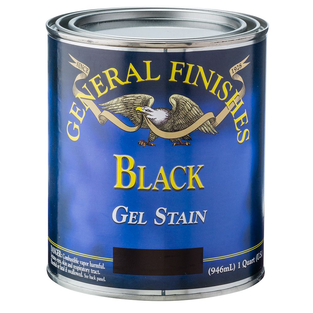 General Finishes black gel stain