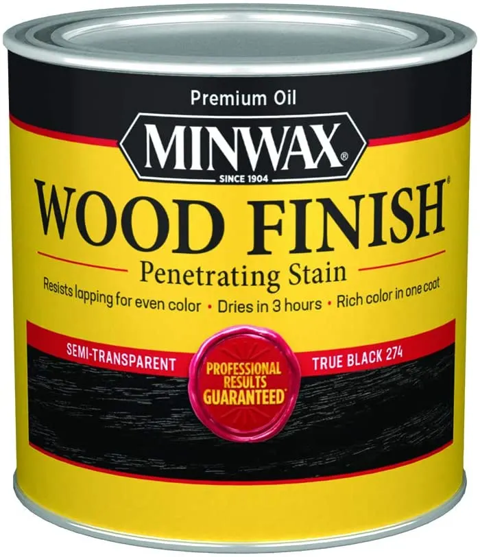Minwax true black wood stain