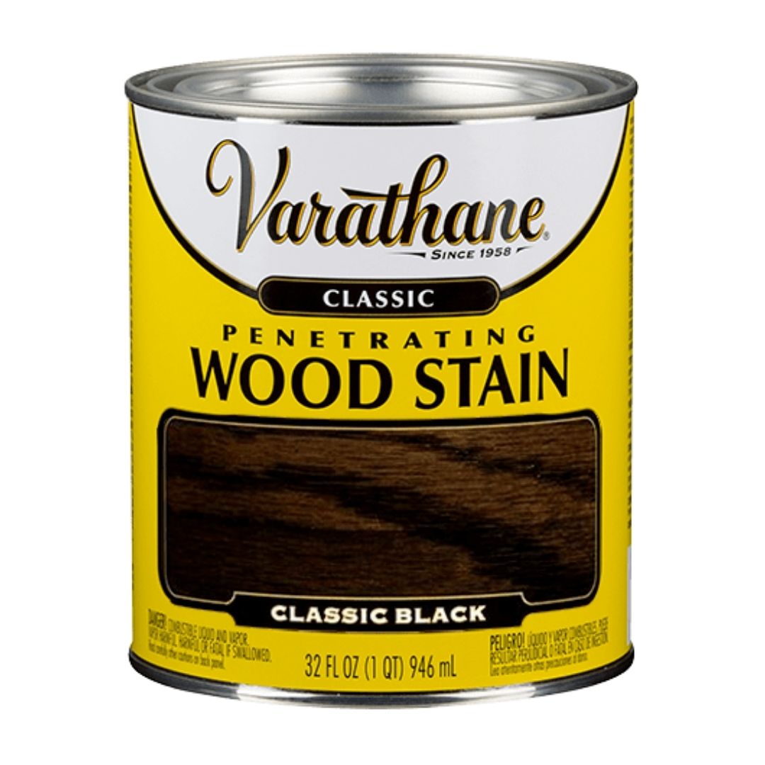 Varathane classic black wood stain