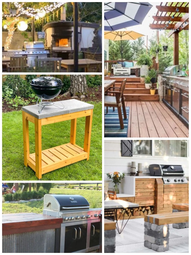 13 OUTDOOR KITCHEN DIY IDEAS