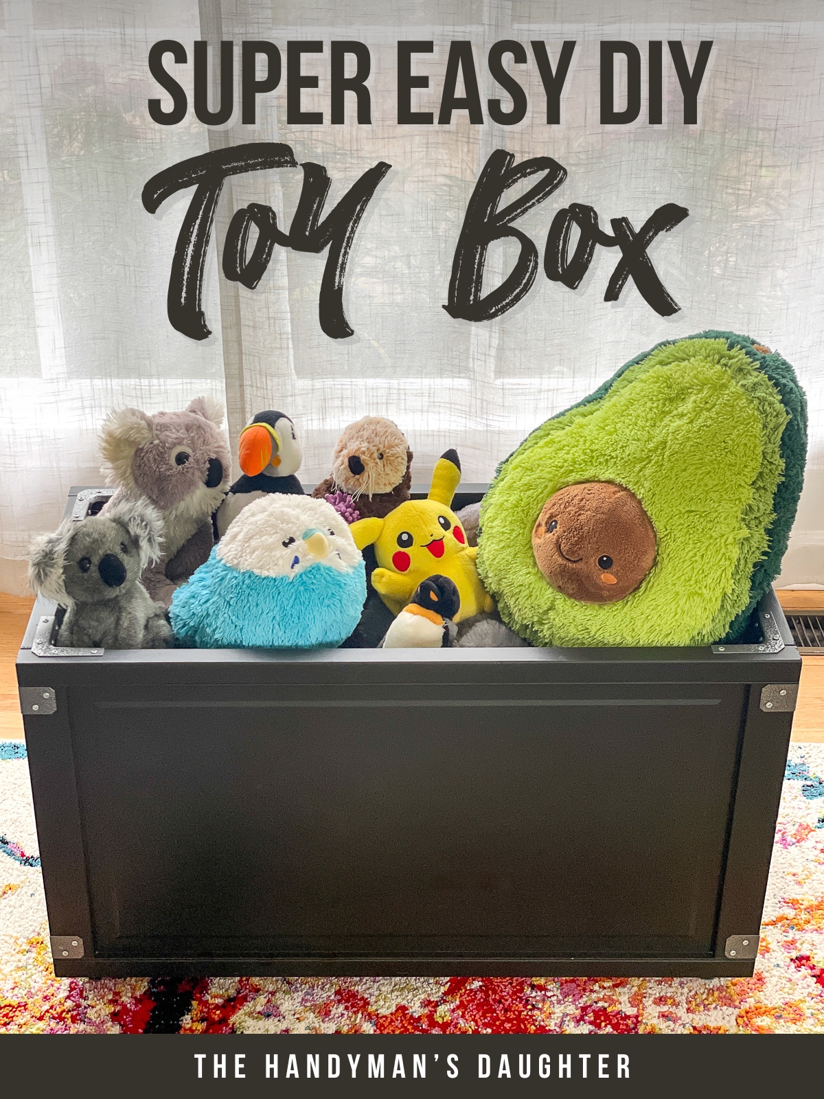 Easy DIY toy box