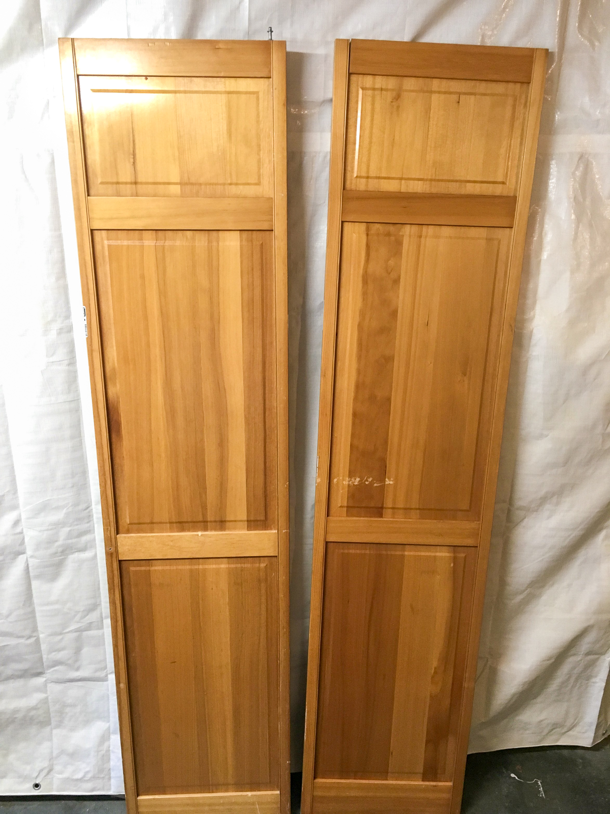 three panel bifold closet doors