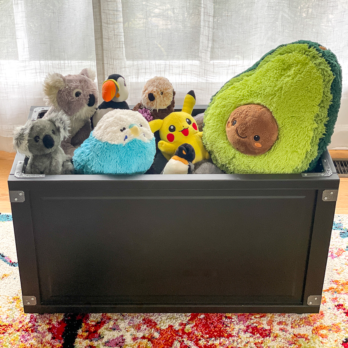 Wall / Corner Mount Large Stuffed Animal Storage Holder