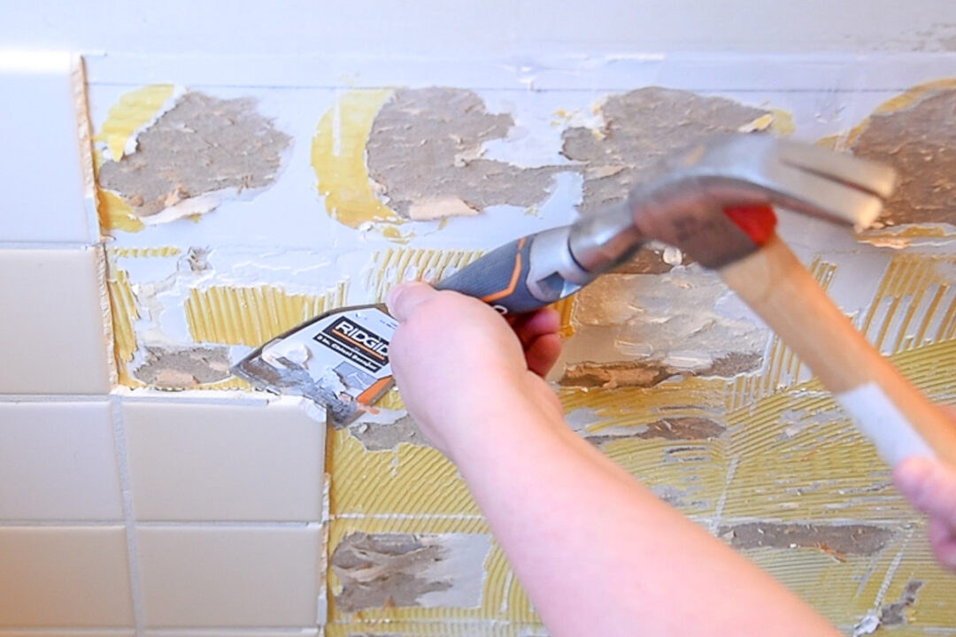 How to Remove Tile Backsplash in a Kitchen or Bathroom The Handyman's