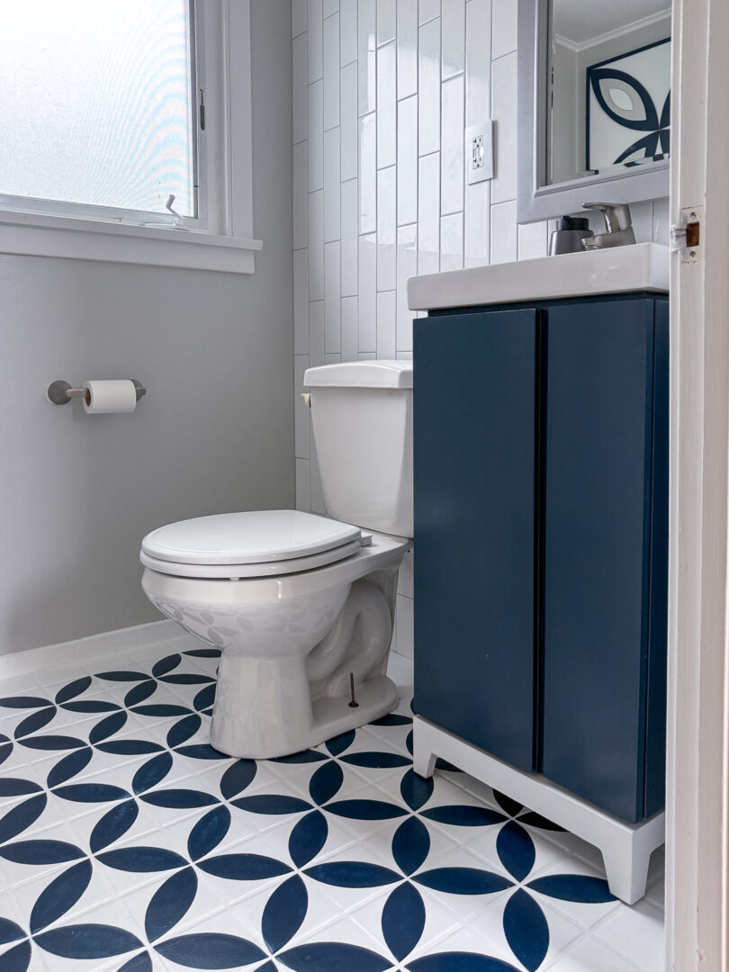 Painted Tile Floor 5 Years Later How Does It Look Now? The Handyman's Daughter