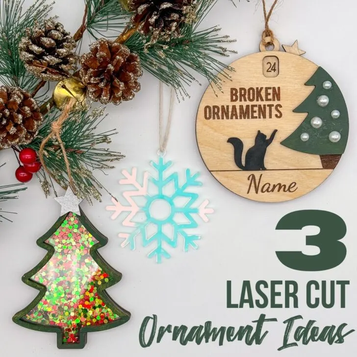 laser cut ornaments