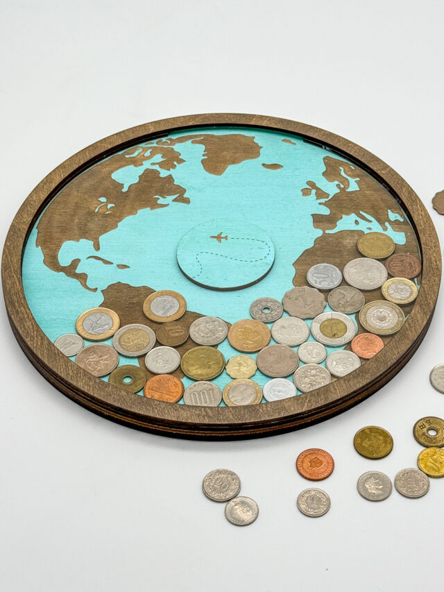 DIY COIN HOLDER DISPLAY FOR THE WALL The Handyman's Daughter