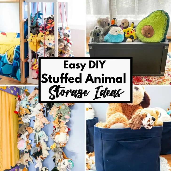 Easy DIY Stuffed Animal Storage Ideas