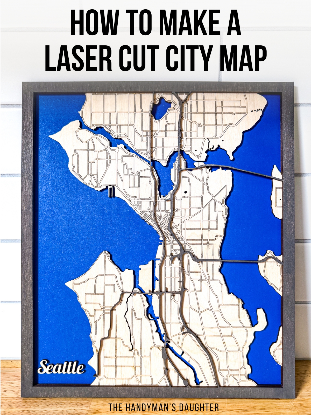 how to make a laser cut city map