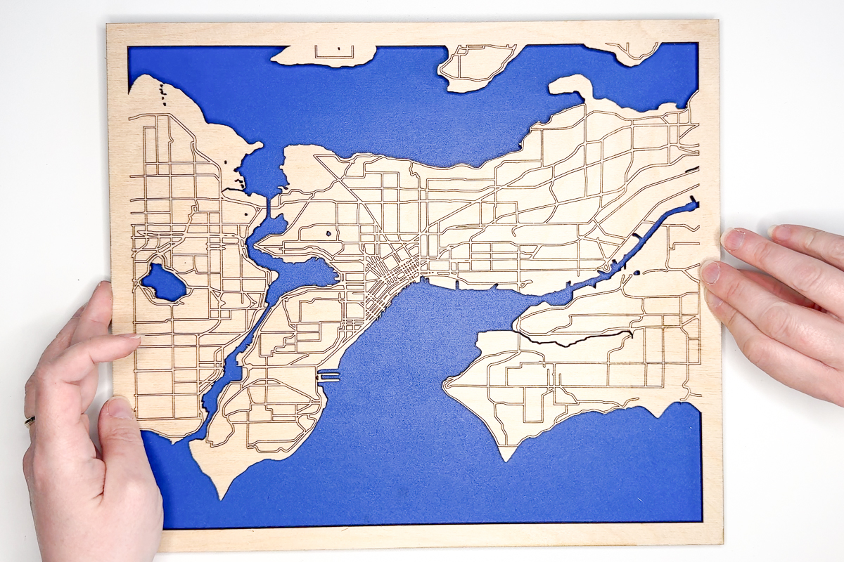 aligning the water and land layer of the city map