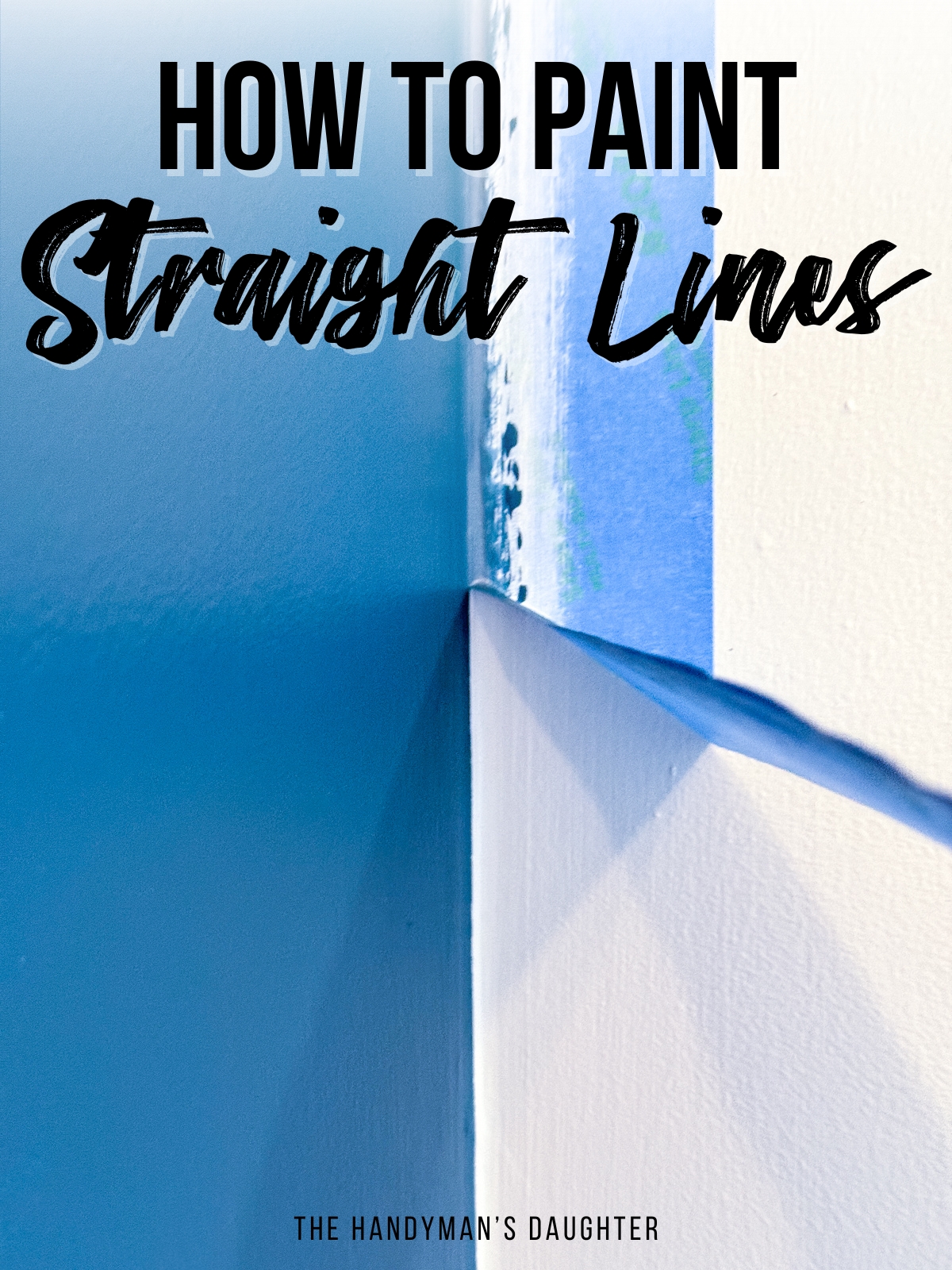 how to paint straight lines