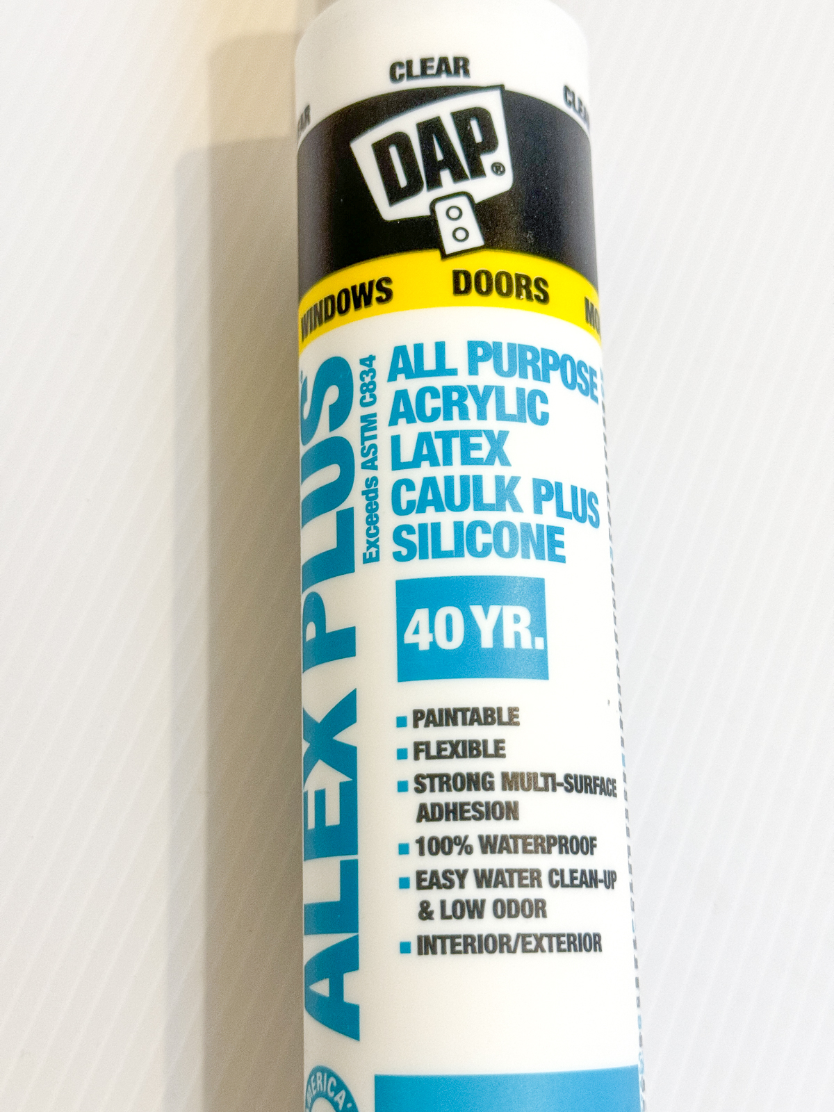 clear paintable caulk