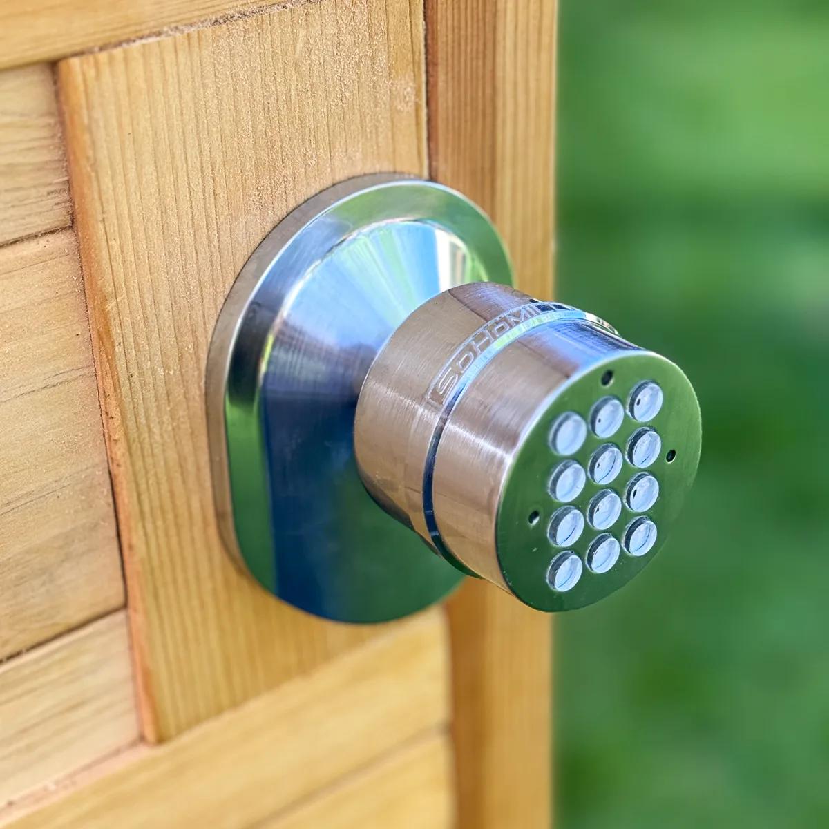 how to install a door knob with keypad