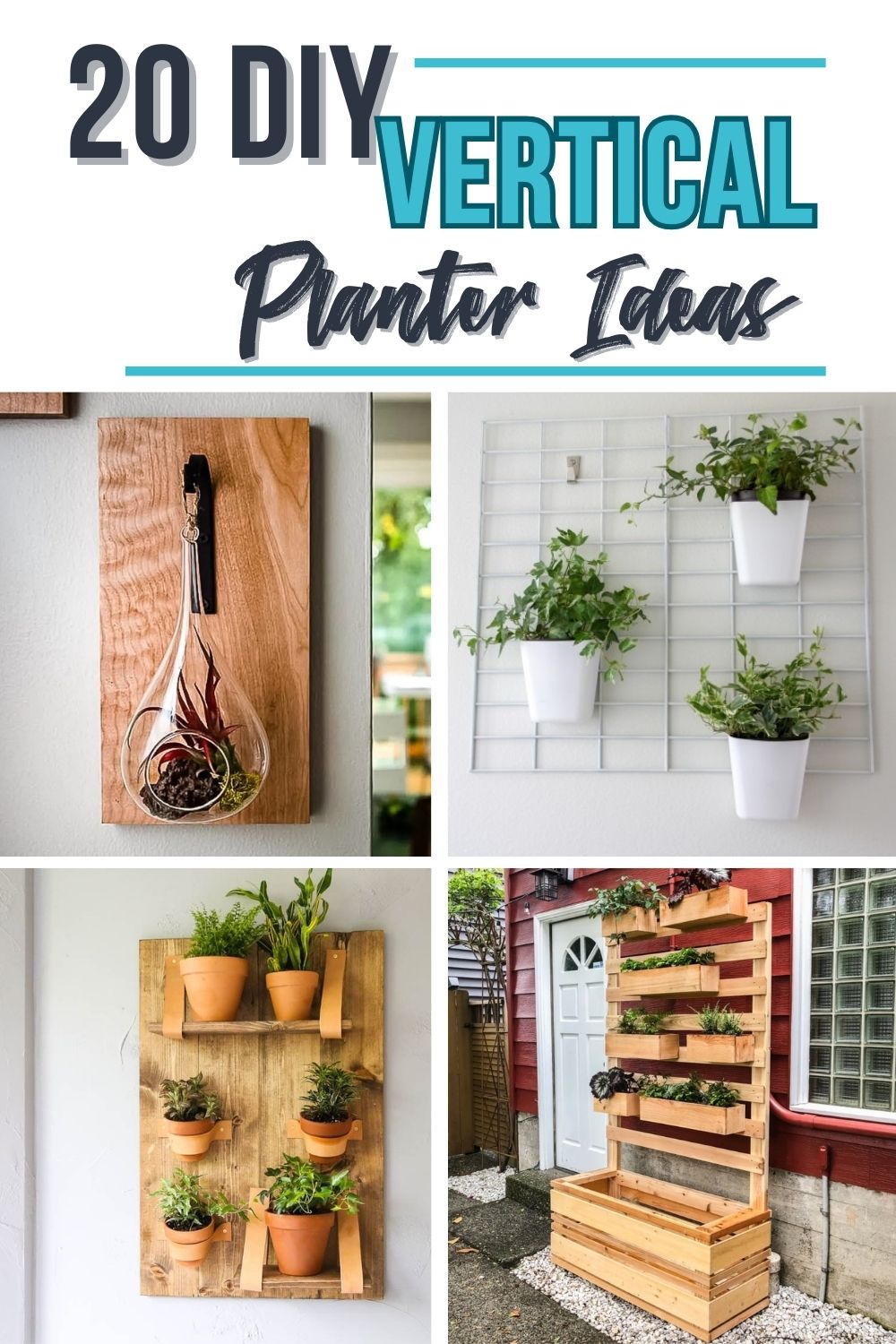 20 DIY Vertical Planter Ideas