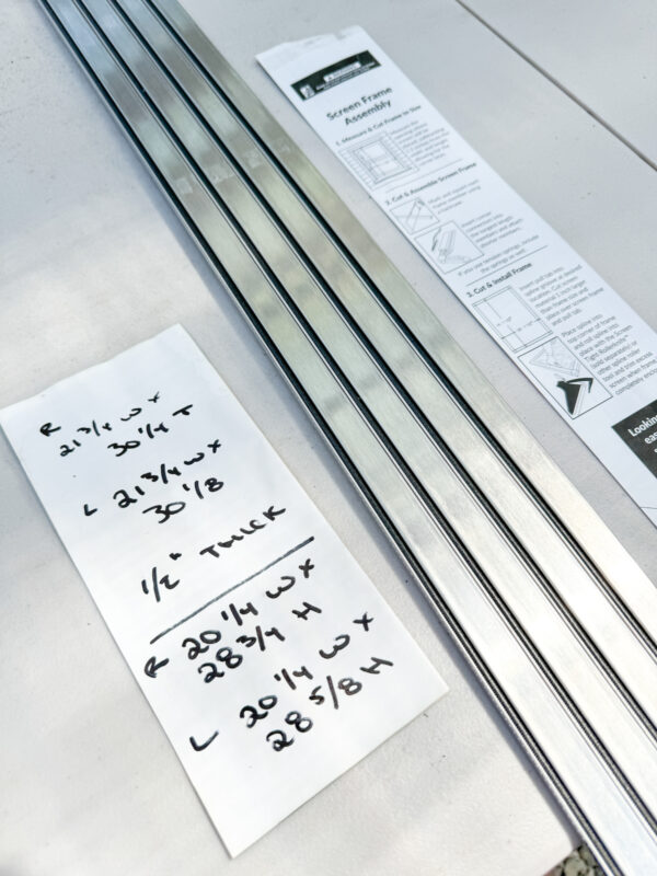 DIY Window Screen from a Kit - The Handyman's Daughter