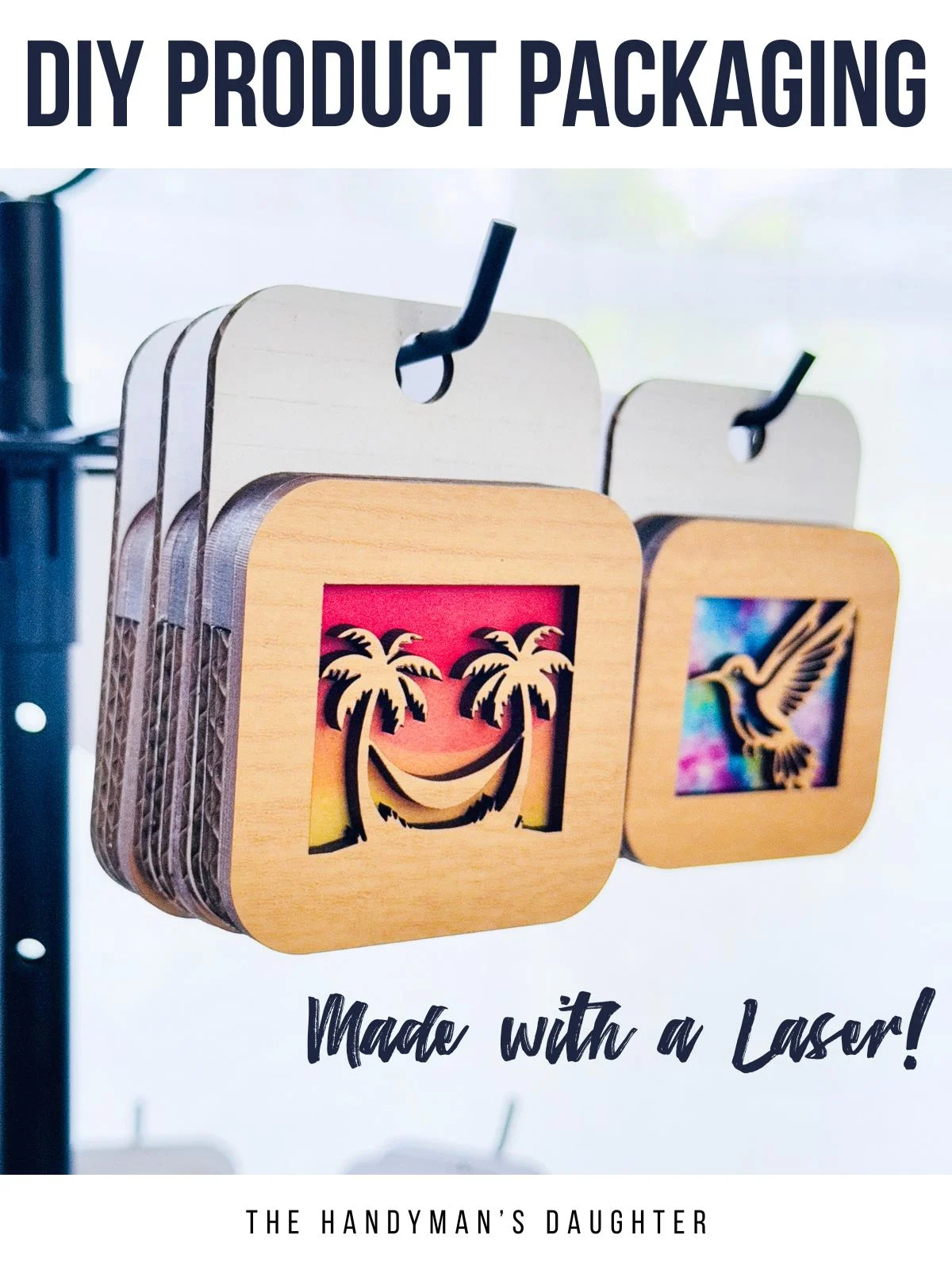DIY product packaging made with a laser